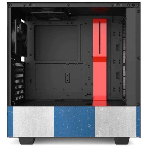 Cuban Flag Distressed NZXT H510 Compact ATX Mid-Tower Case Skin